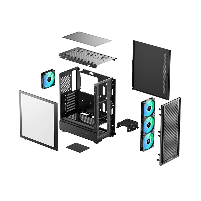 DeepCool CC550 4F ATX Mid-Tower Gaming Case Black 5 DeepCool CC550 4F ATX Mid-Tower Gaming Case Black