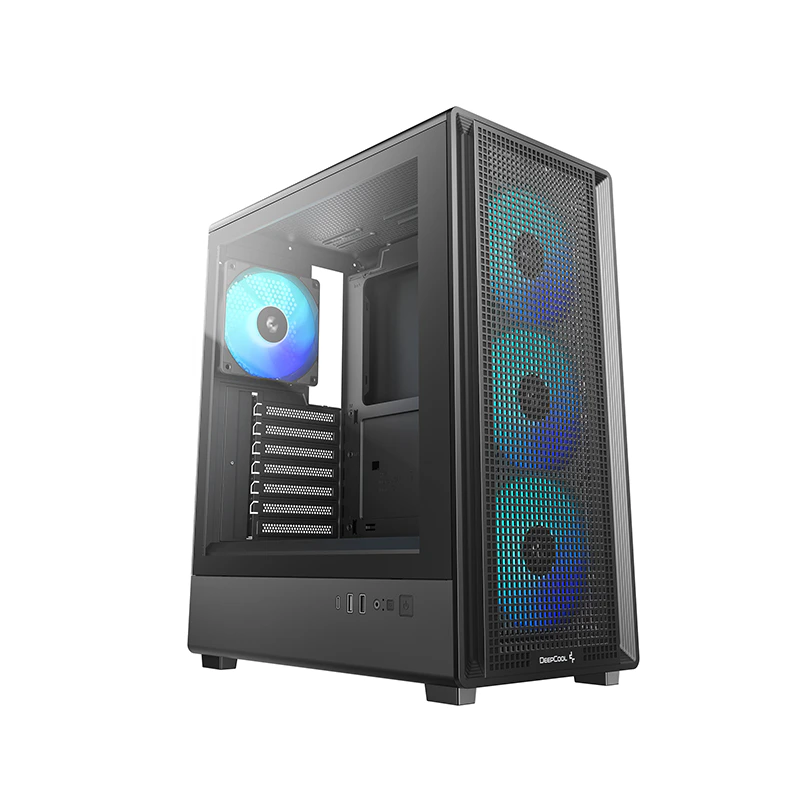 DeepCool CC550 4F ATX Mid-Tower Gaming Case Black 1 DeepCool CC550 4F ATX Mid-Tower Gaming Case Black